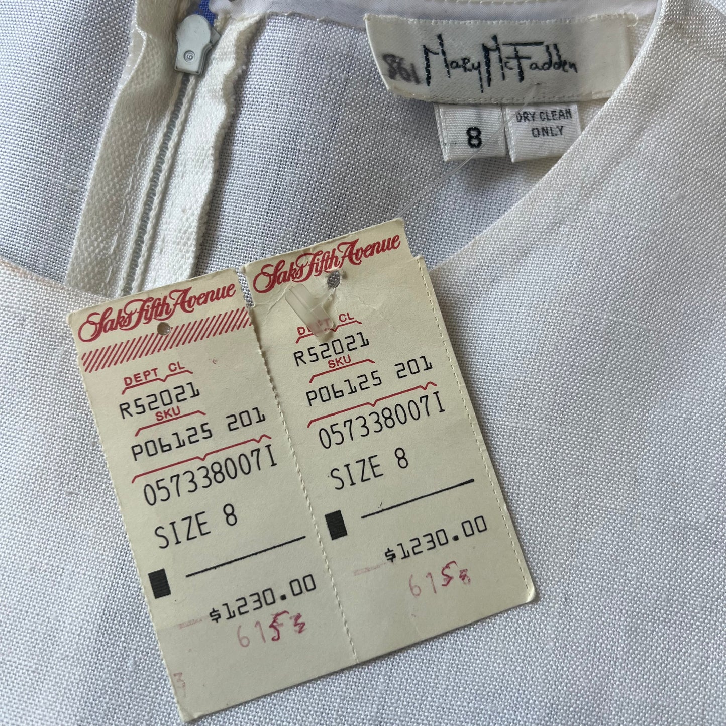DOCUMENTED 1980s Mary McFadden Dress