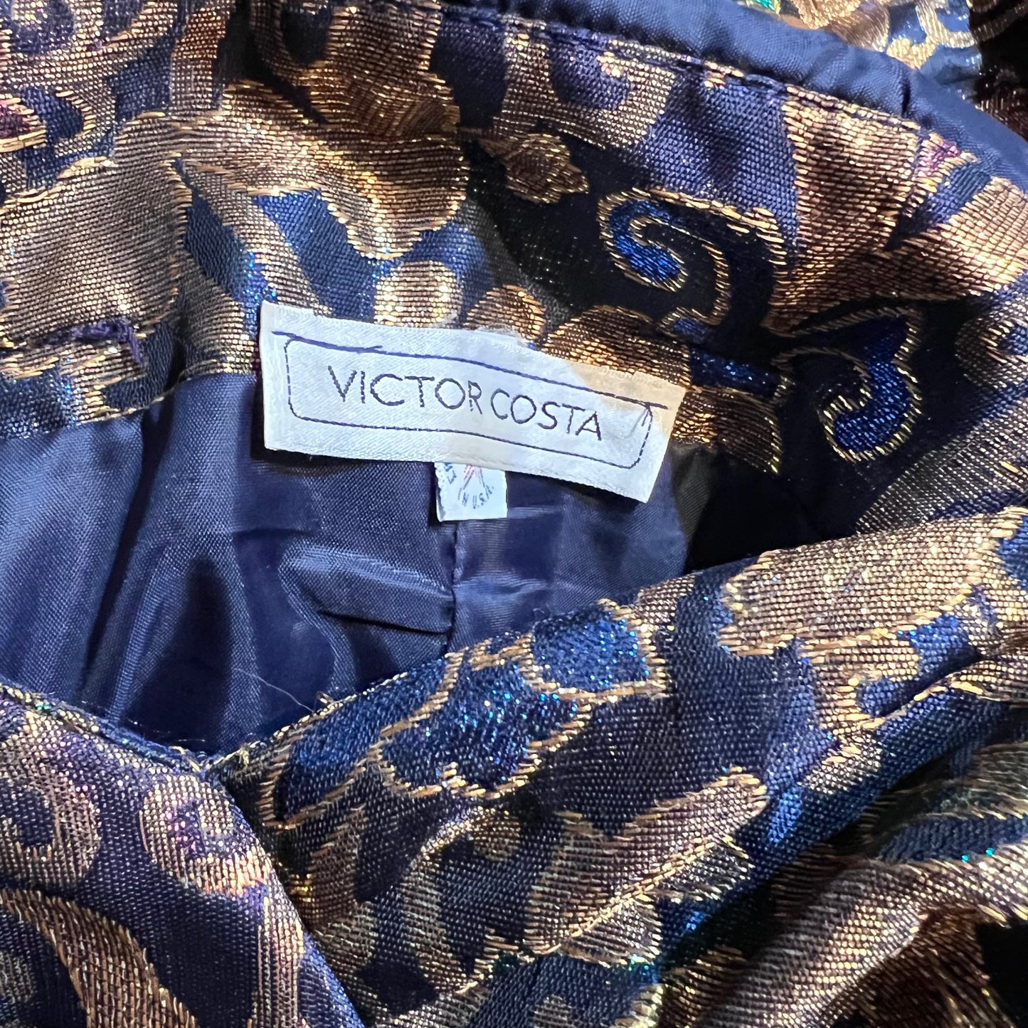 Vintage 1980s Victor Costa Cocktail Dress
