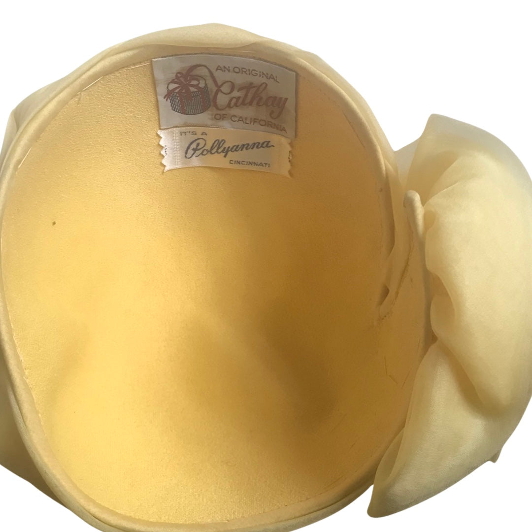 Vintage 1950s Cathay of California Yellow Hat