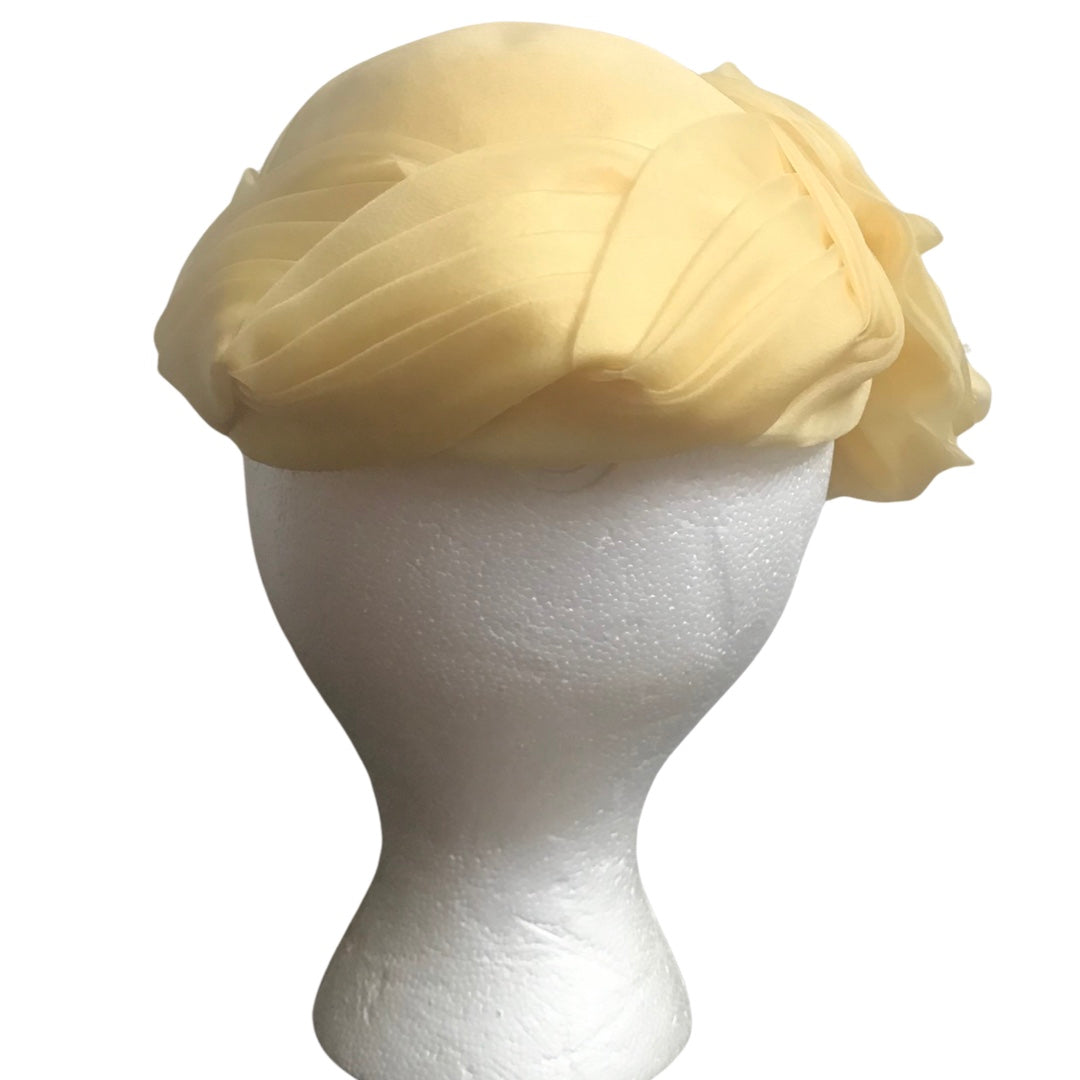 Vintage 1950s Cathay of California Yellow Hat
