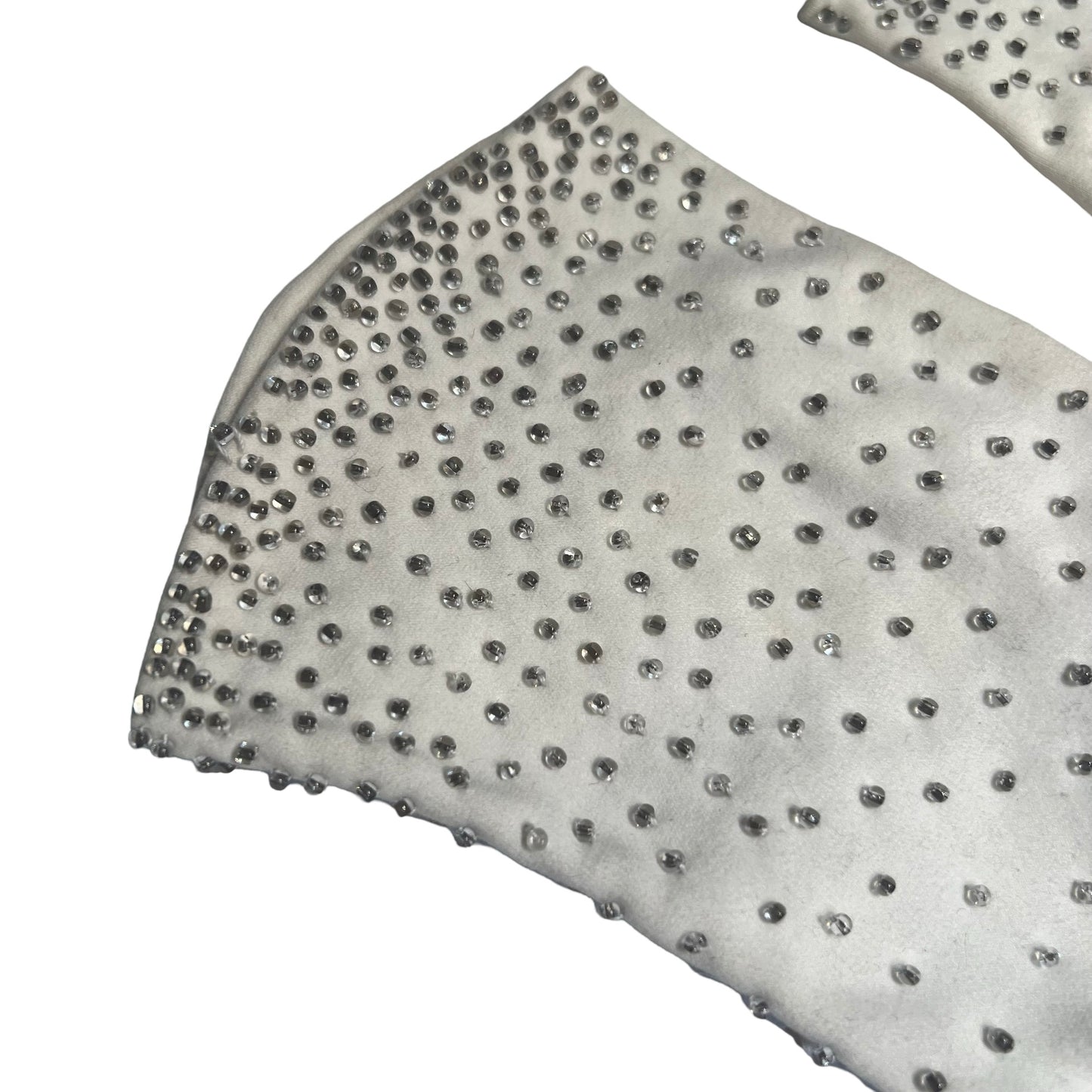 Vintage 1950s Crystal Embellished Gloves