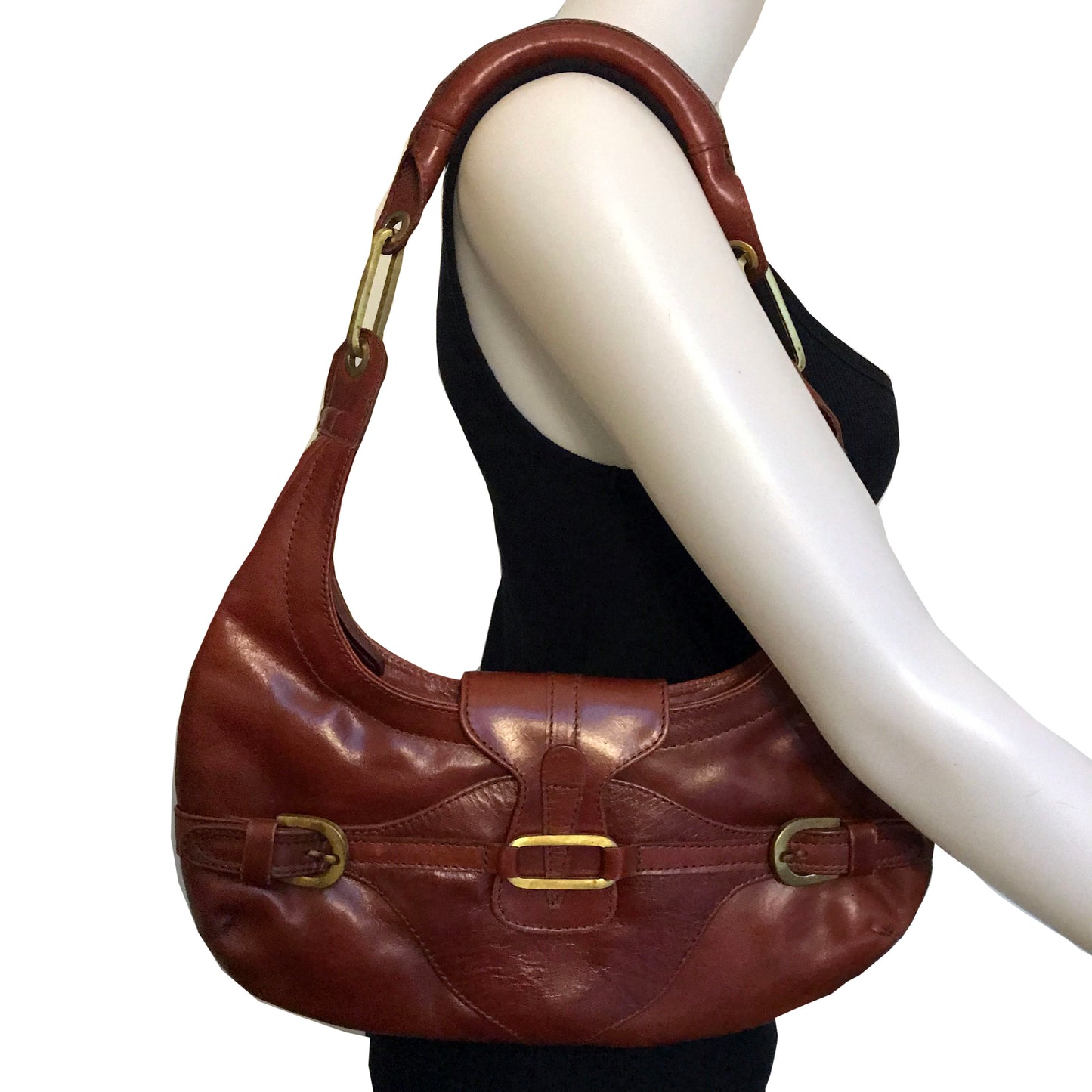 1970s LEATHER BAG