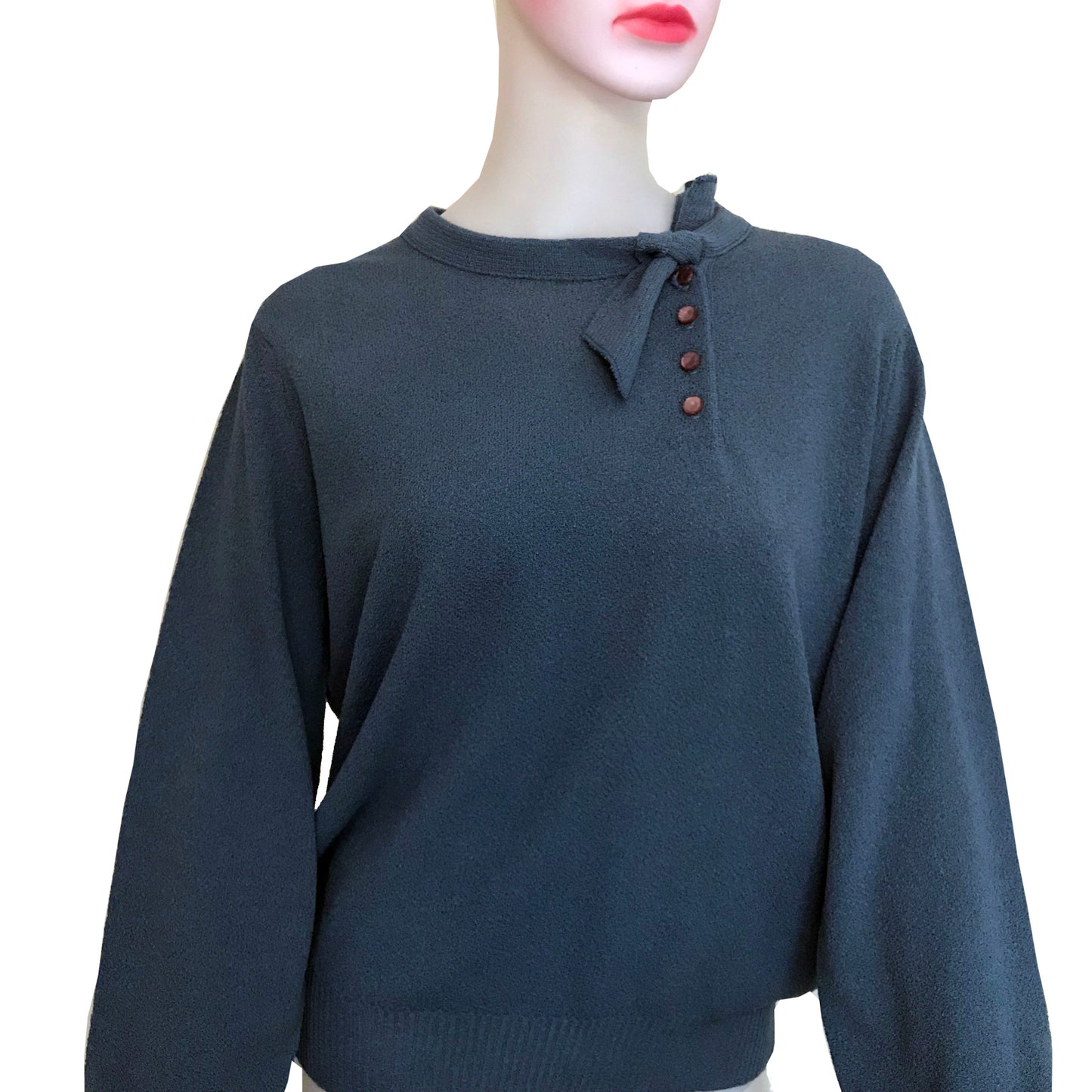Vintage 1950s Cornflower Blue Talbott Sweater
