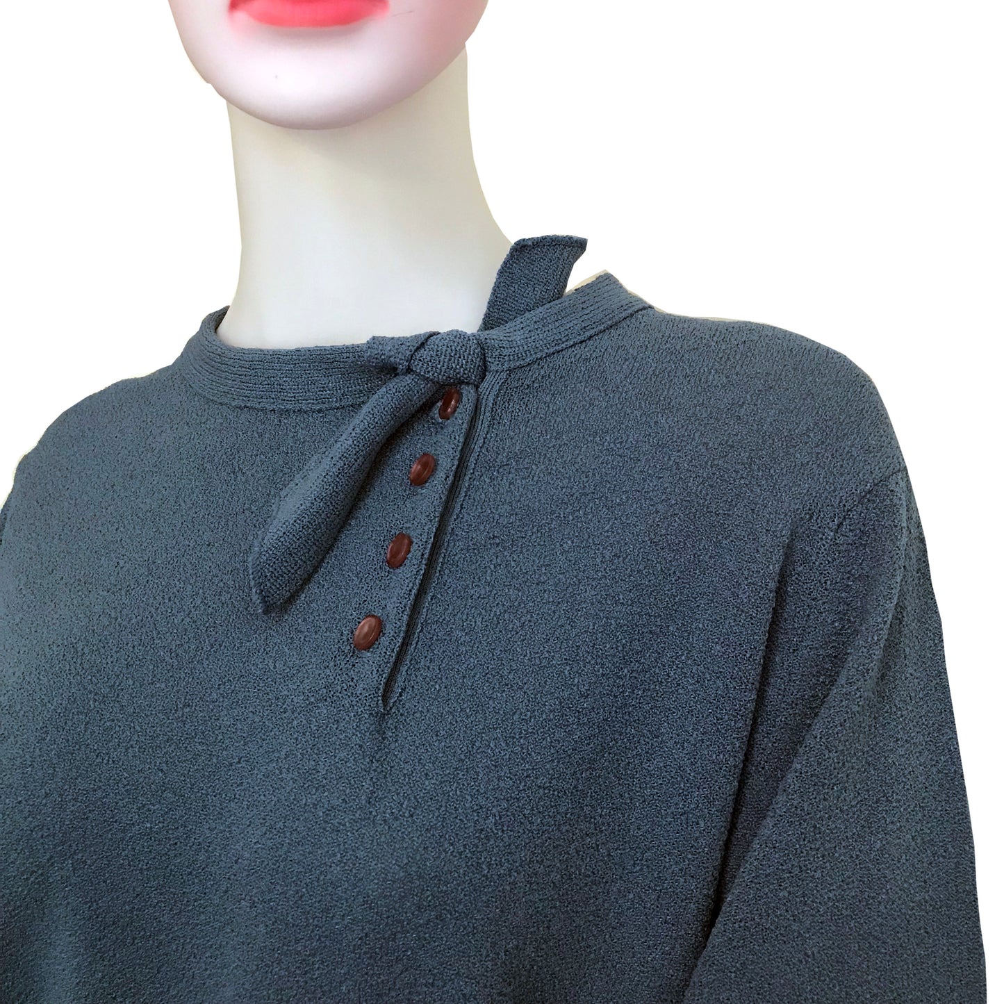 Vintage 1950s Cornflower Blue Talbott Sweater