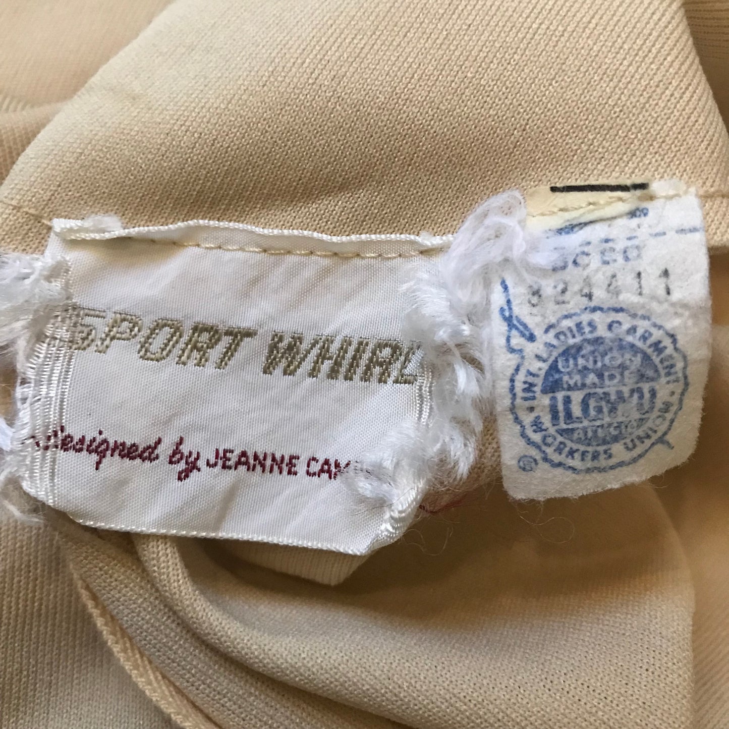 Vintage 1960s Jeanne Campbell Sport Whirl Dress