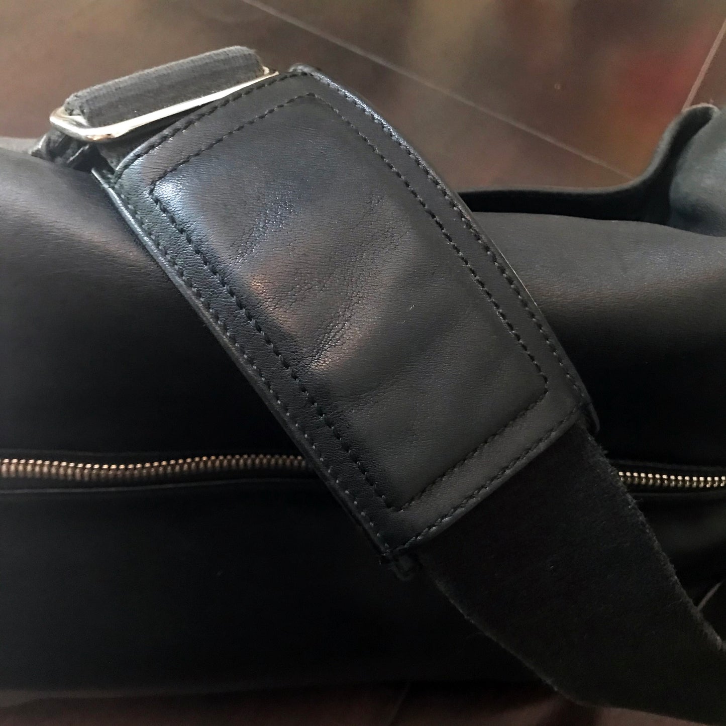 Coach Black Leather Messenger Bag