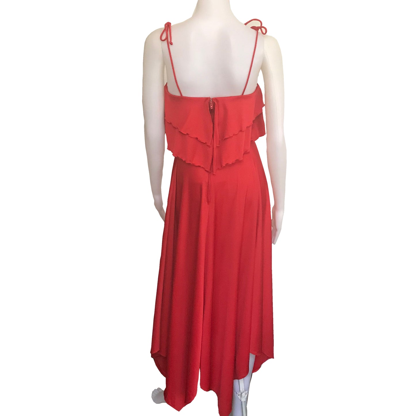 Vintage 1970s Orange Disco Dress