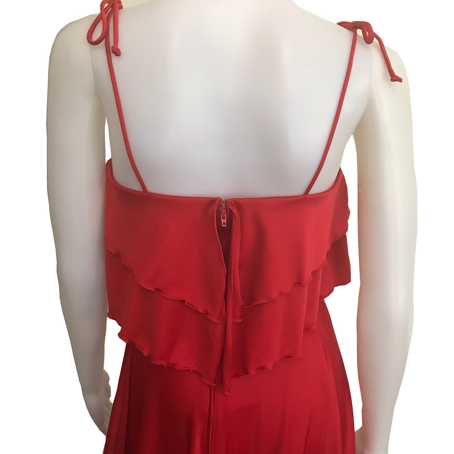 Vintage 1970s Orange Disco Dress