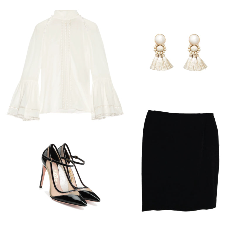 1980s DONNA KARAN SKIRT
