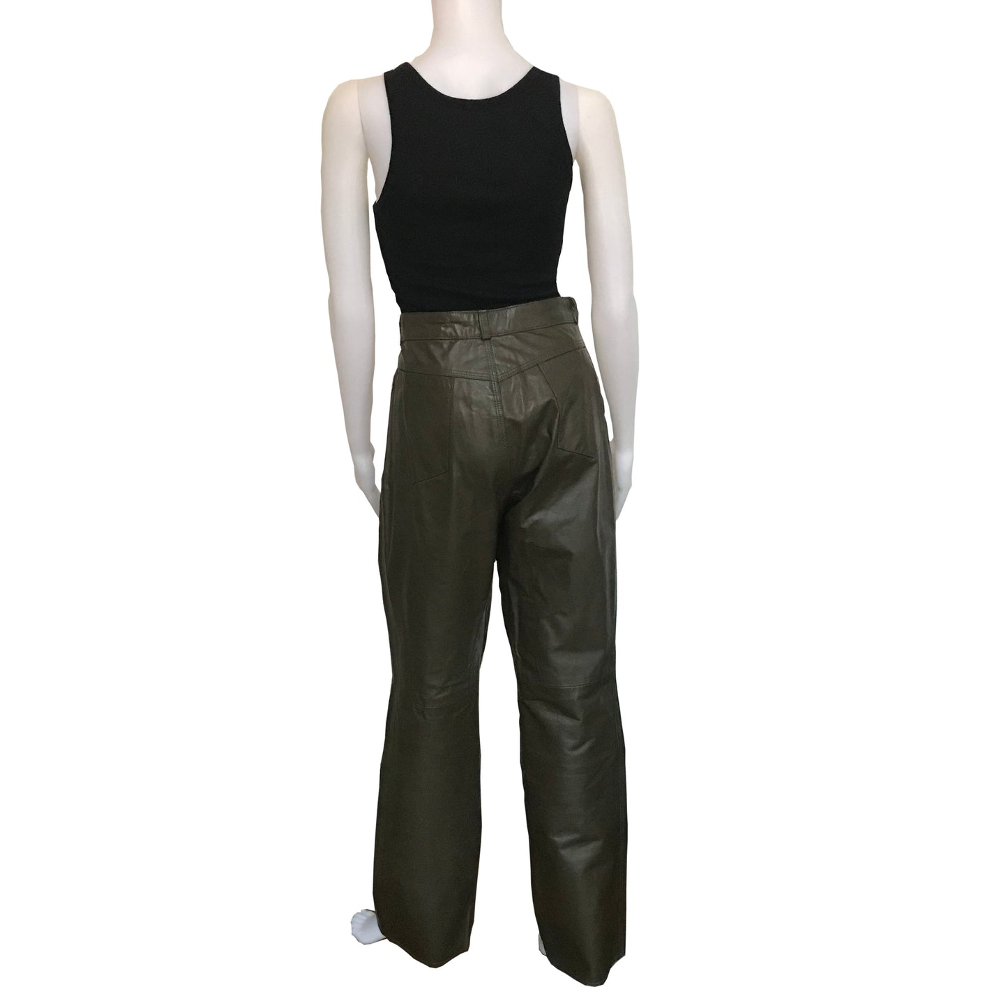 1980s LEATHER PANTS