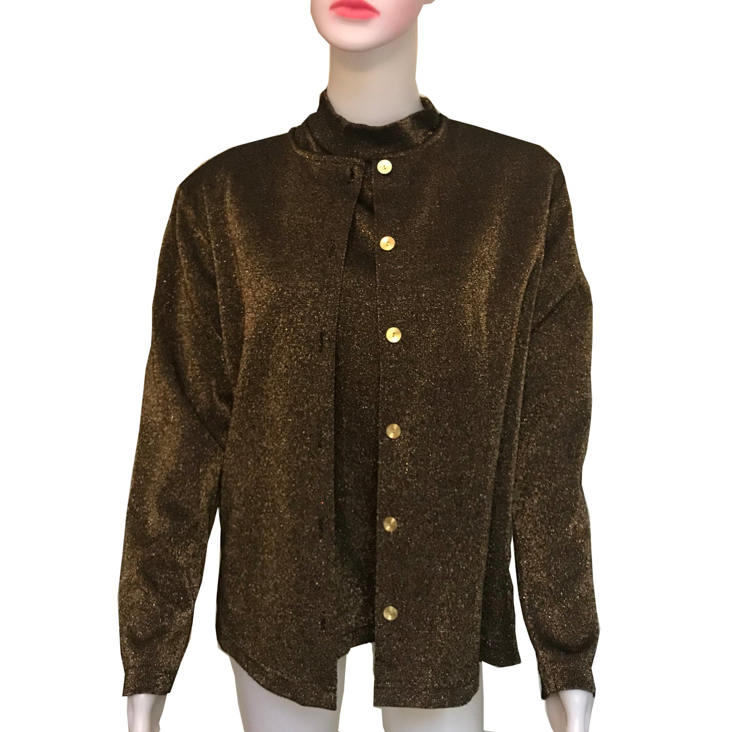 Vintage 1980s Metallic Bronze Donnkenny Twinset