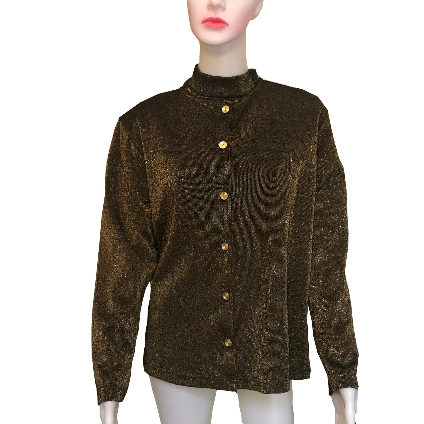 Vintage 1980s Metallic Bronze Donnkenny Twinset
