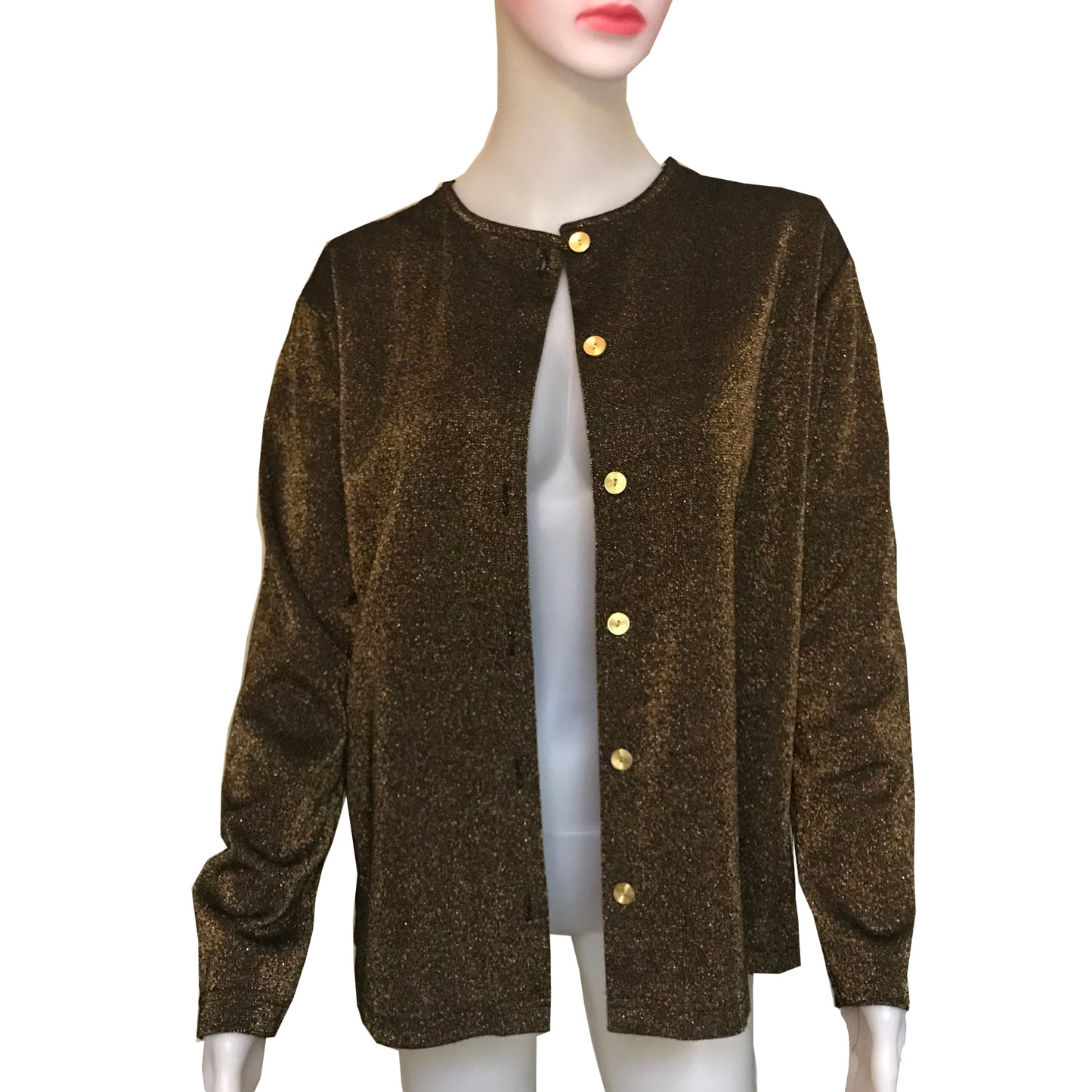 Vintage 1980s Metallic Bronze Donnkenny Twinset