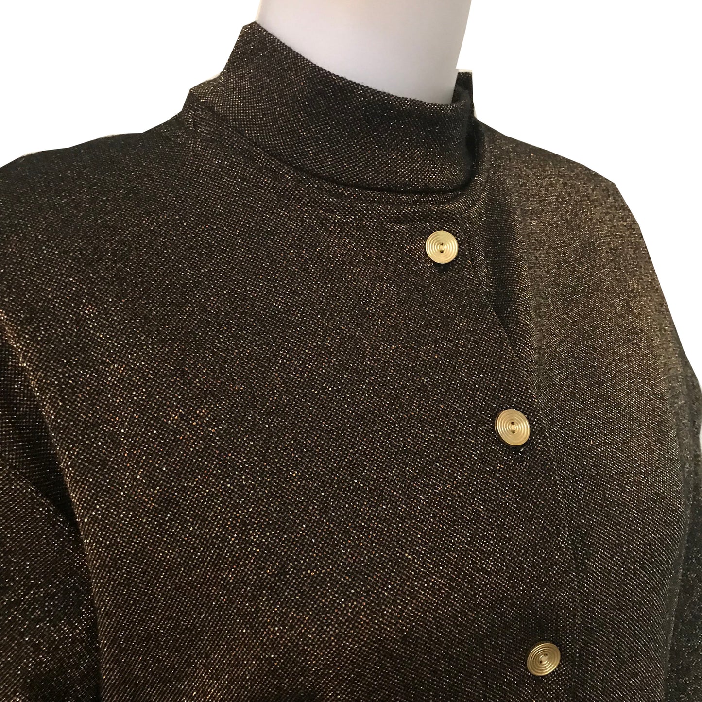 Vintage 1980s Metallic Bronze Donnkenny Twinset