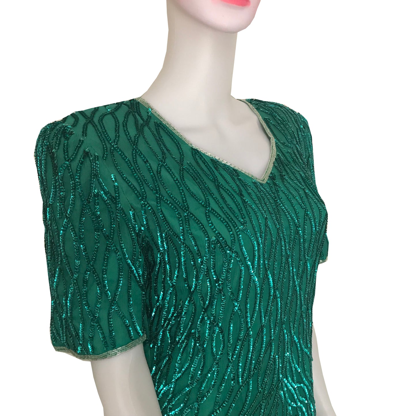 1980s SEQUIN DRESS