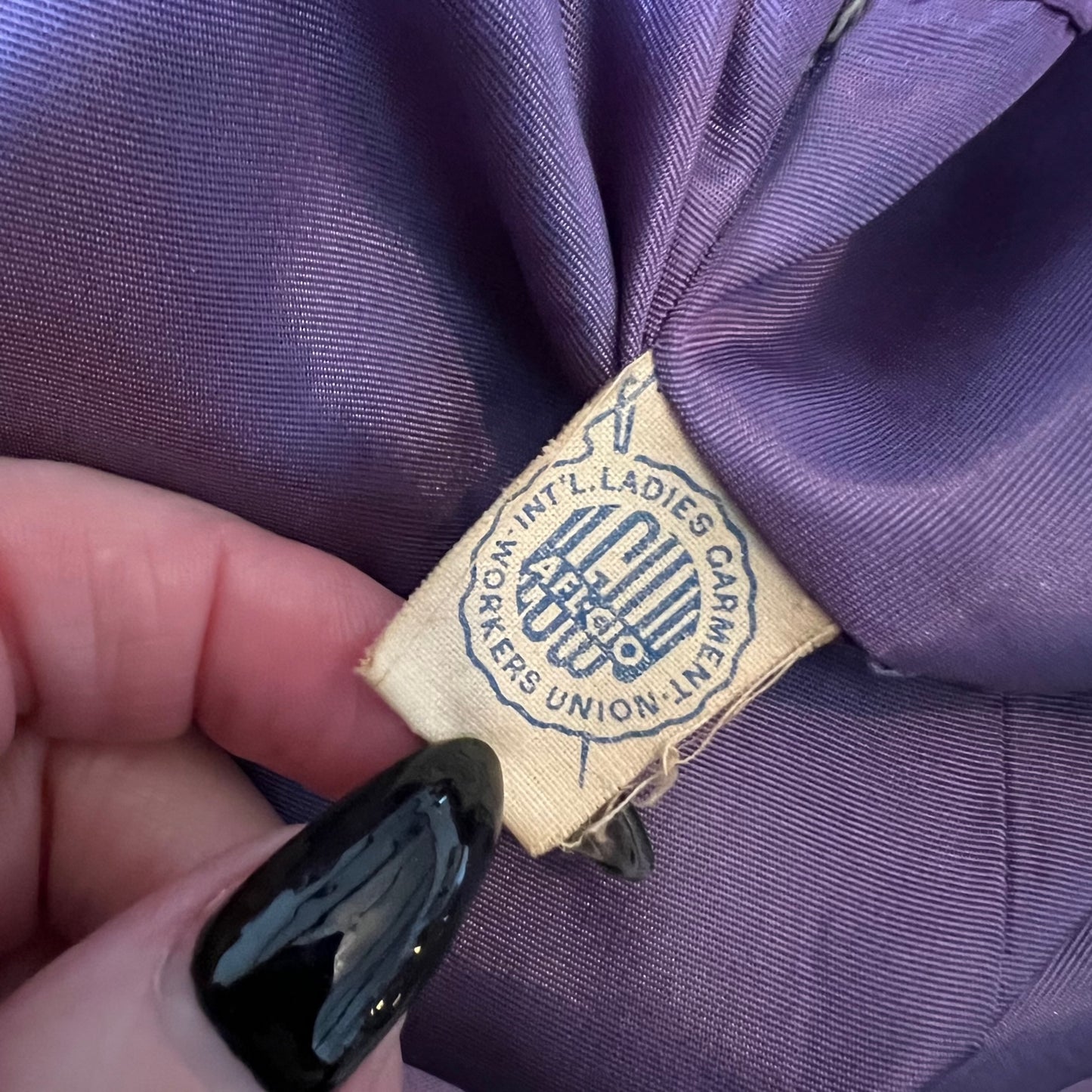 1950s Cornflower Blue Short-Sleeve Wool Coat