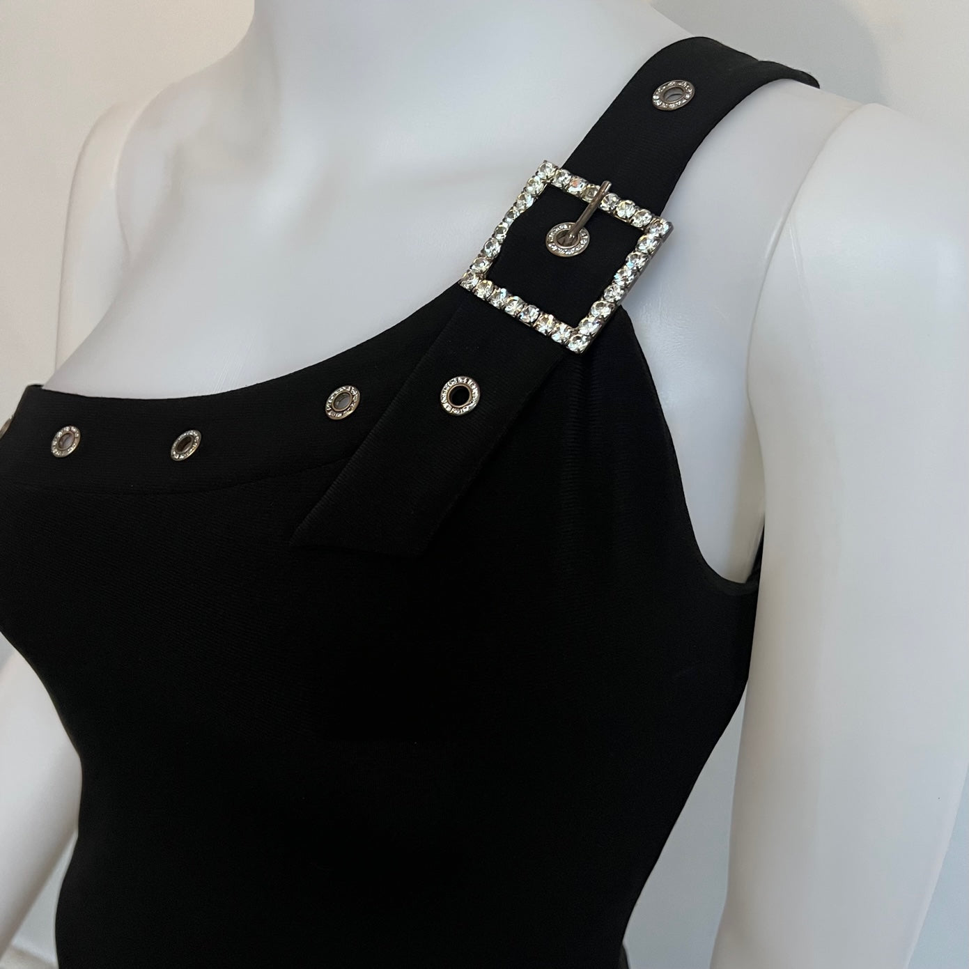 Rare Vintage 1990s Cache One-Shoulder Pants Suit