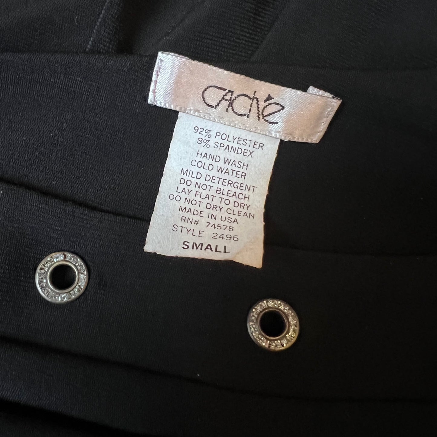 Rare Vintage 1990s Cache One-Shoulder Pants Suit