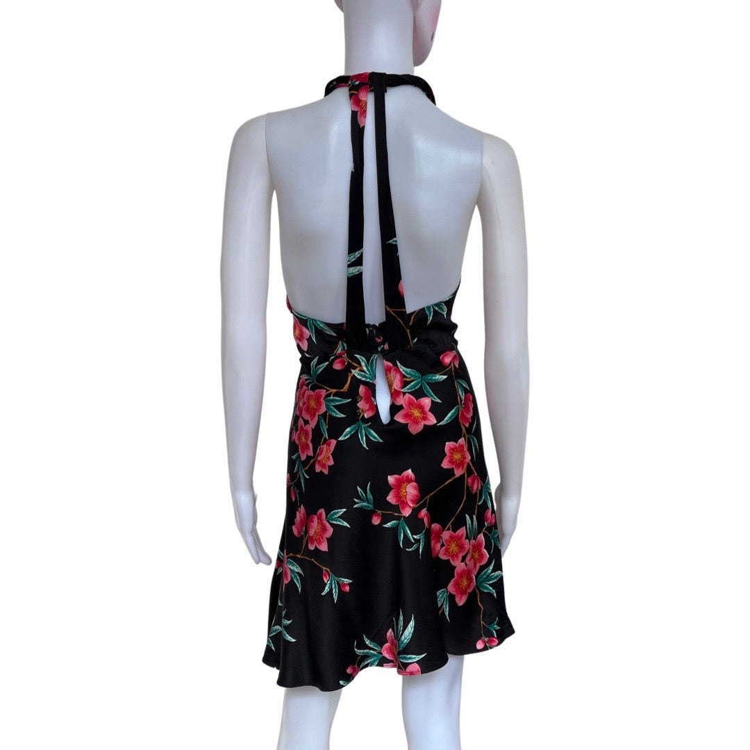 Vintage 1990s Victoria's Secret Floral Silk Slip Dress