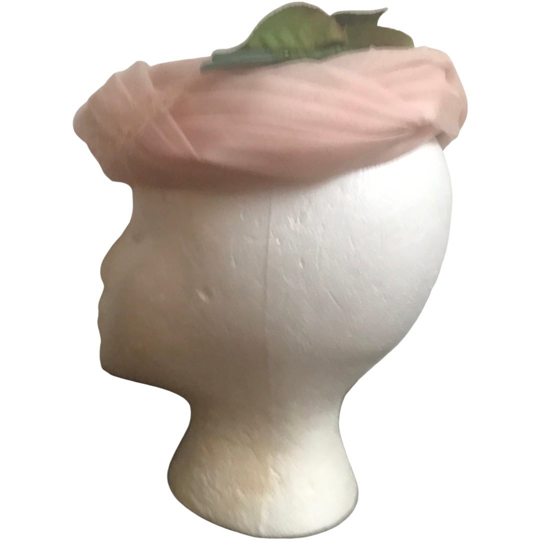 Vintage 1950s Sonni California Pink Hat