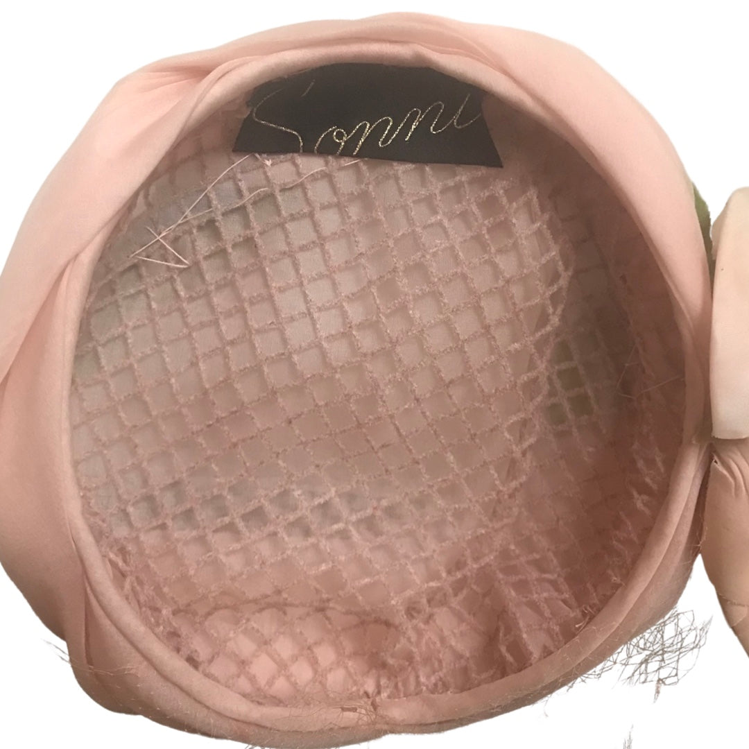 Vintage 1950s Sonni California Pink Hat