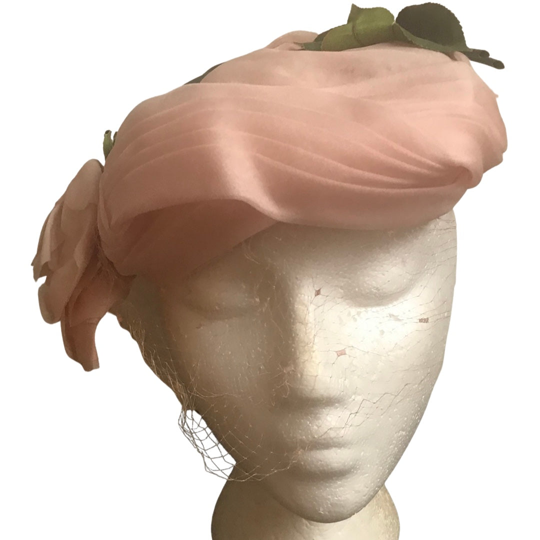 Vintage 1950s Sonni California Pink Hat