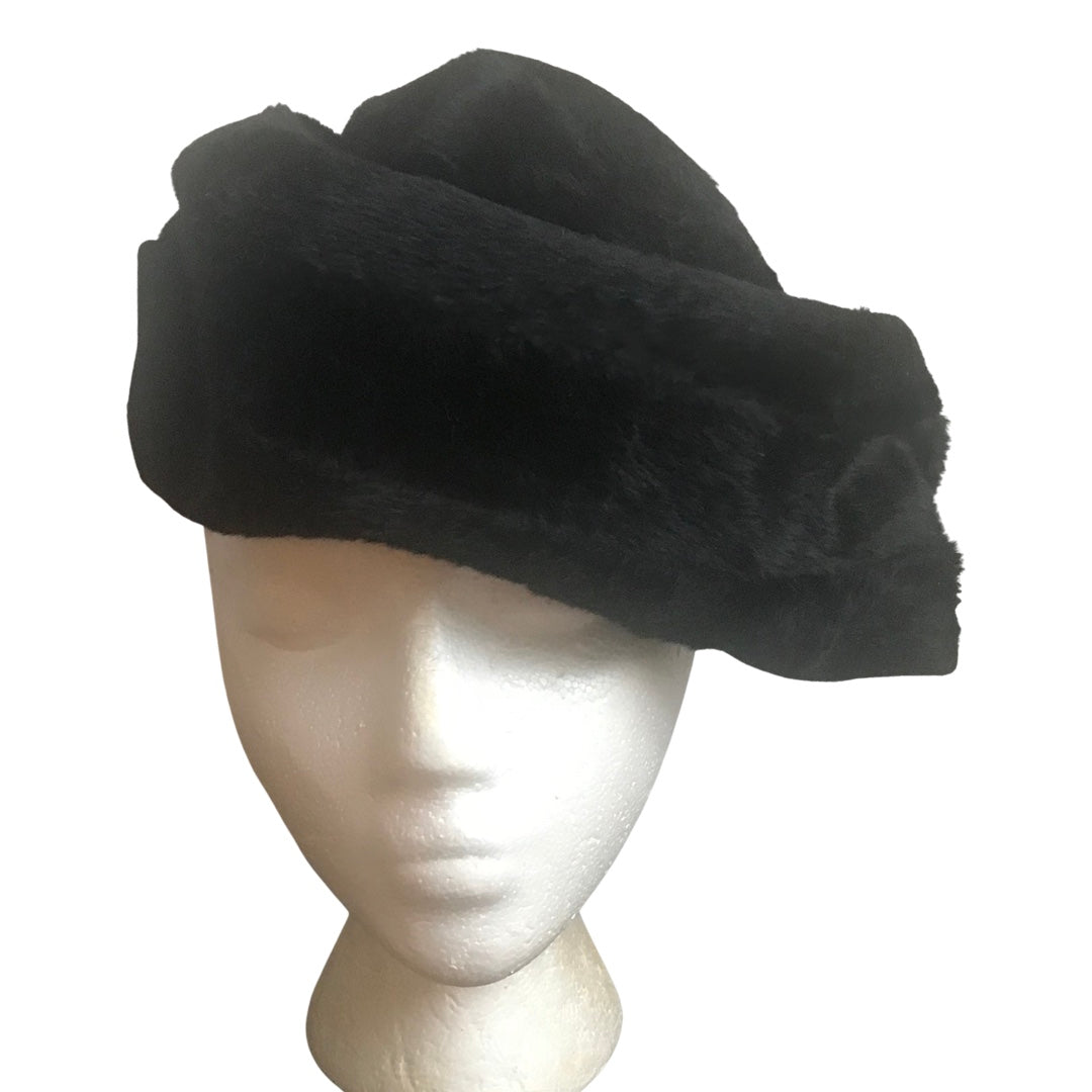 Vintage 1960s Michael Terres Black Felt Hat