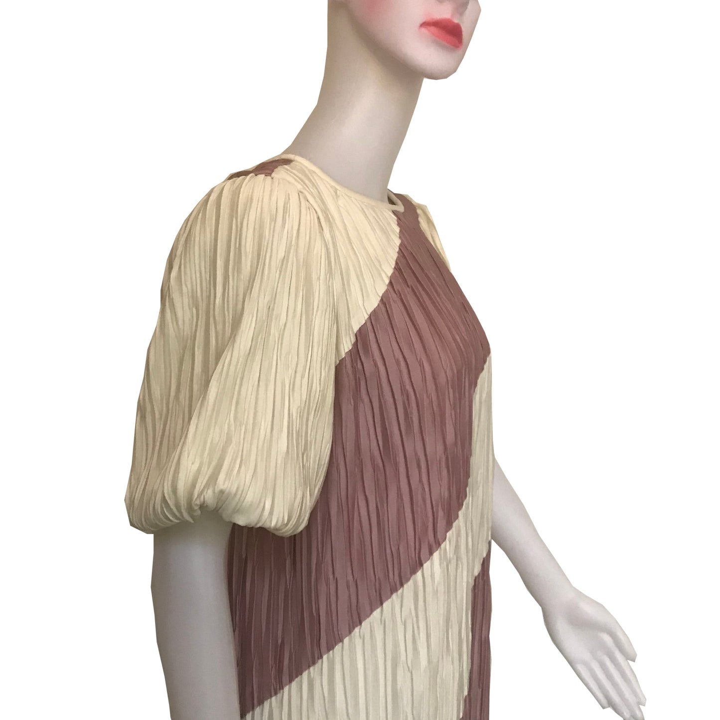 Vintage 1980s Pleated Accordion Style Dress