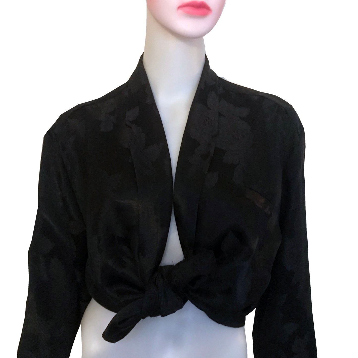 Vintage 1980s Norma Kamali Satin Jacket