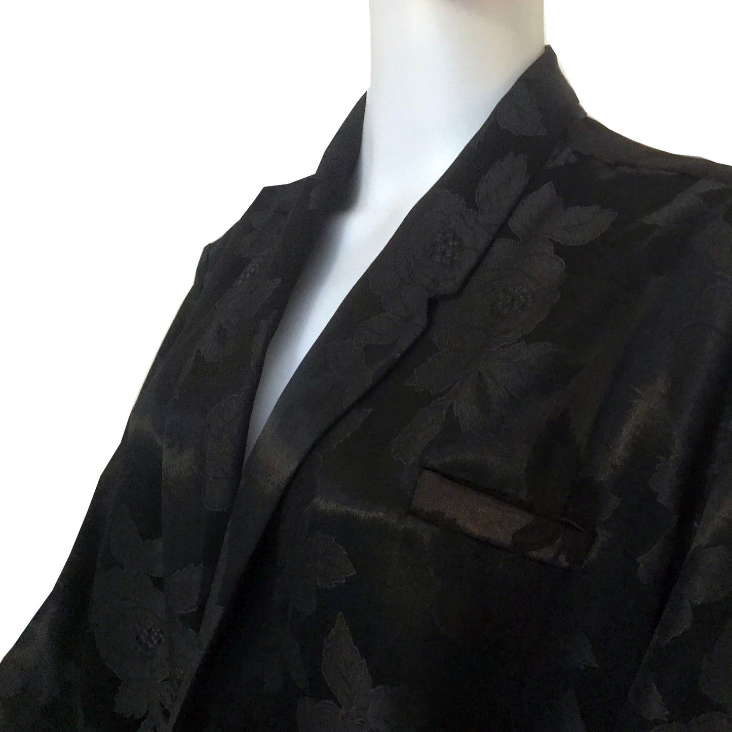 Vintage 1980s Norma Kamali Satin Jacket