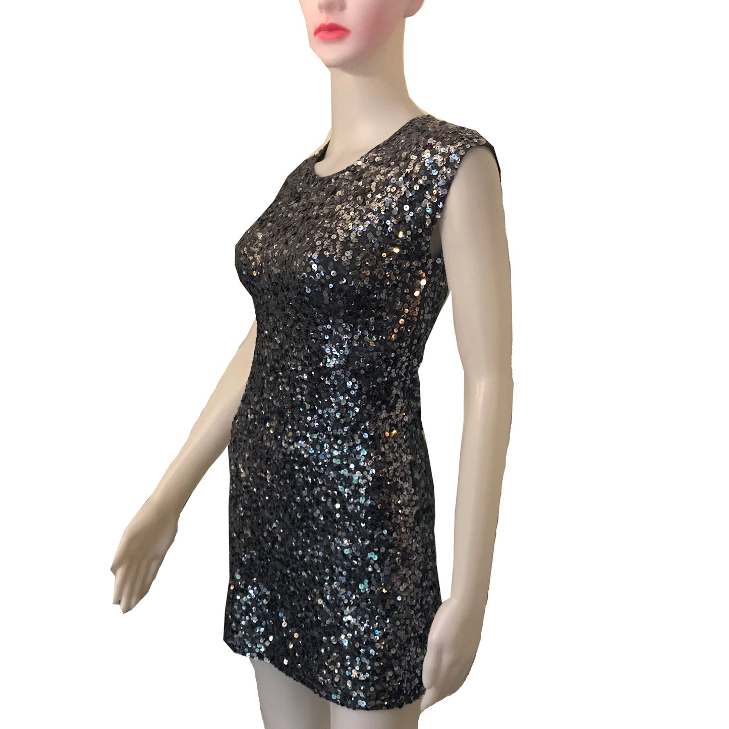 Vintage 1970s Sequined Disco Dress