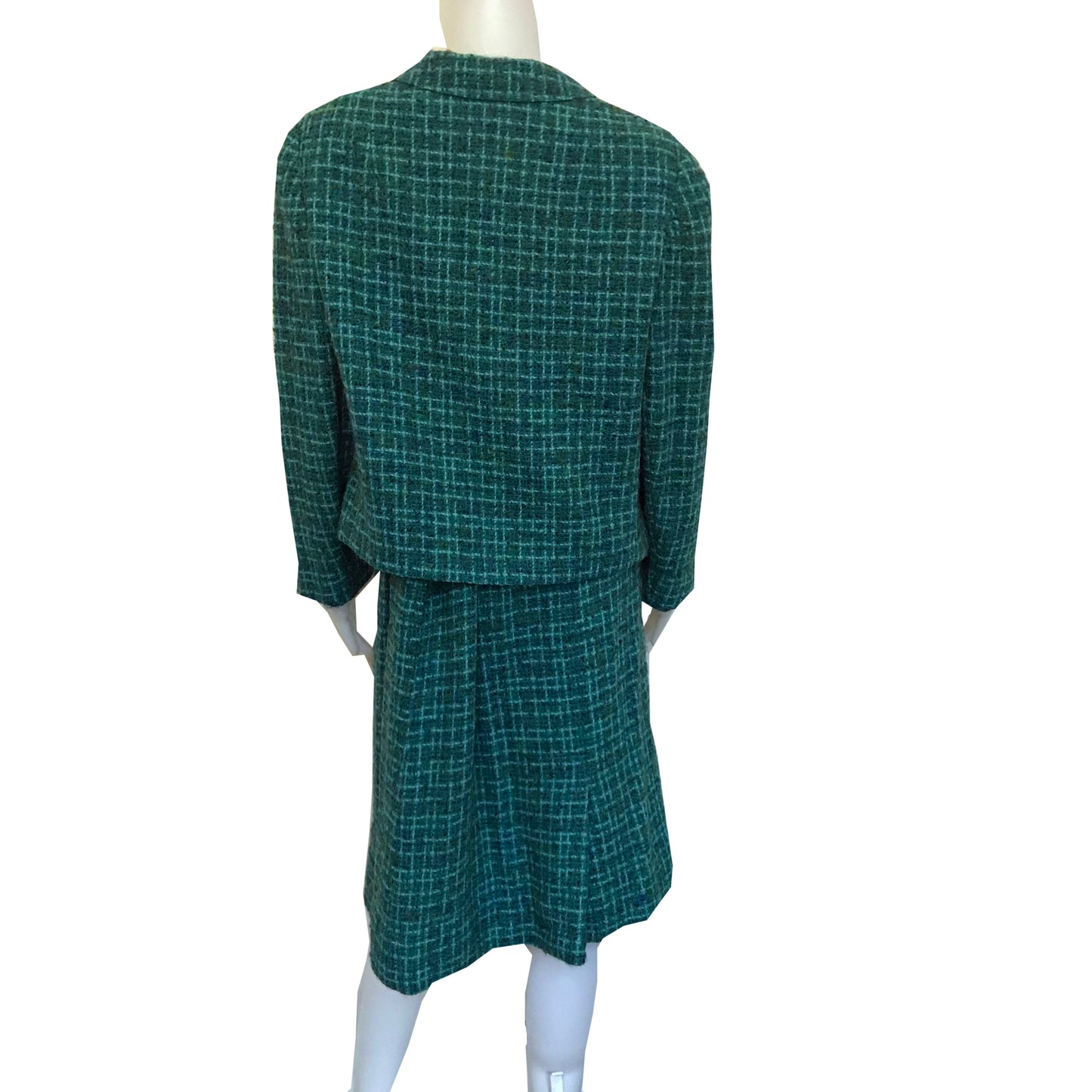 Vintage 1960s Davidow Boucle Tweed Suit
