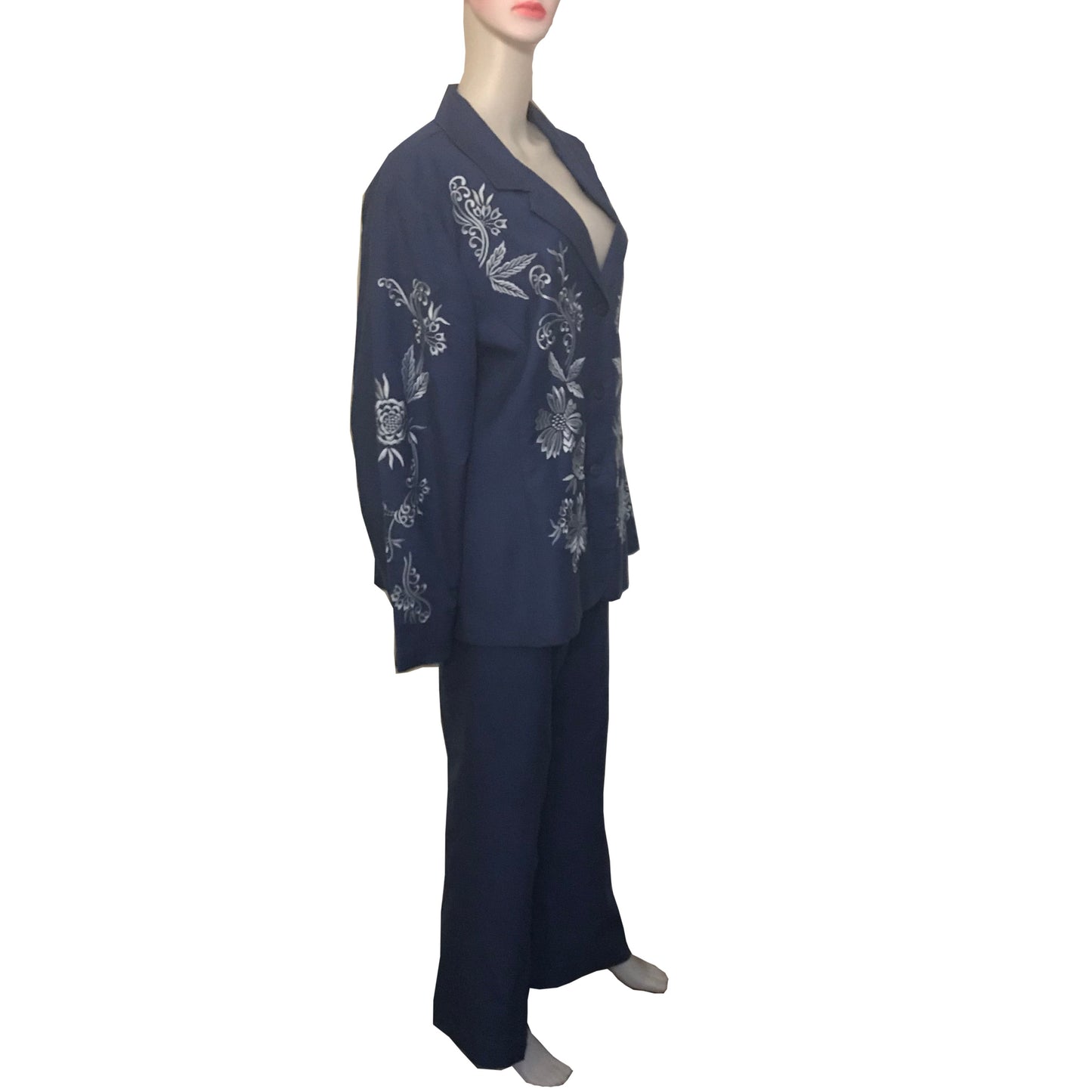 Vintage 1980s Victor Costa Plus-Size Pants Suit