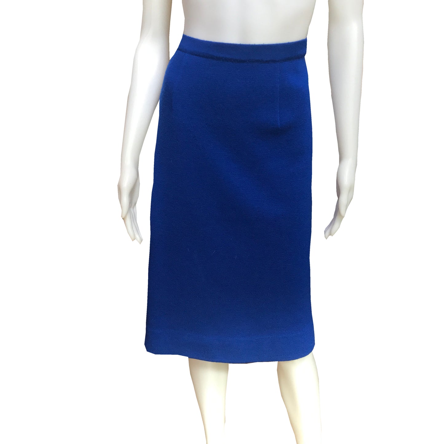Vintage 1960s Pogue's Cincinnati Blue Knit Suit