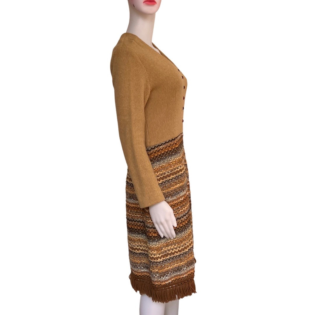 Vintage 1960s Valley Set Knit Dress
