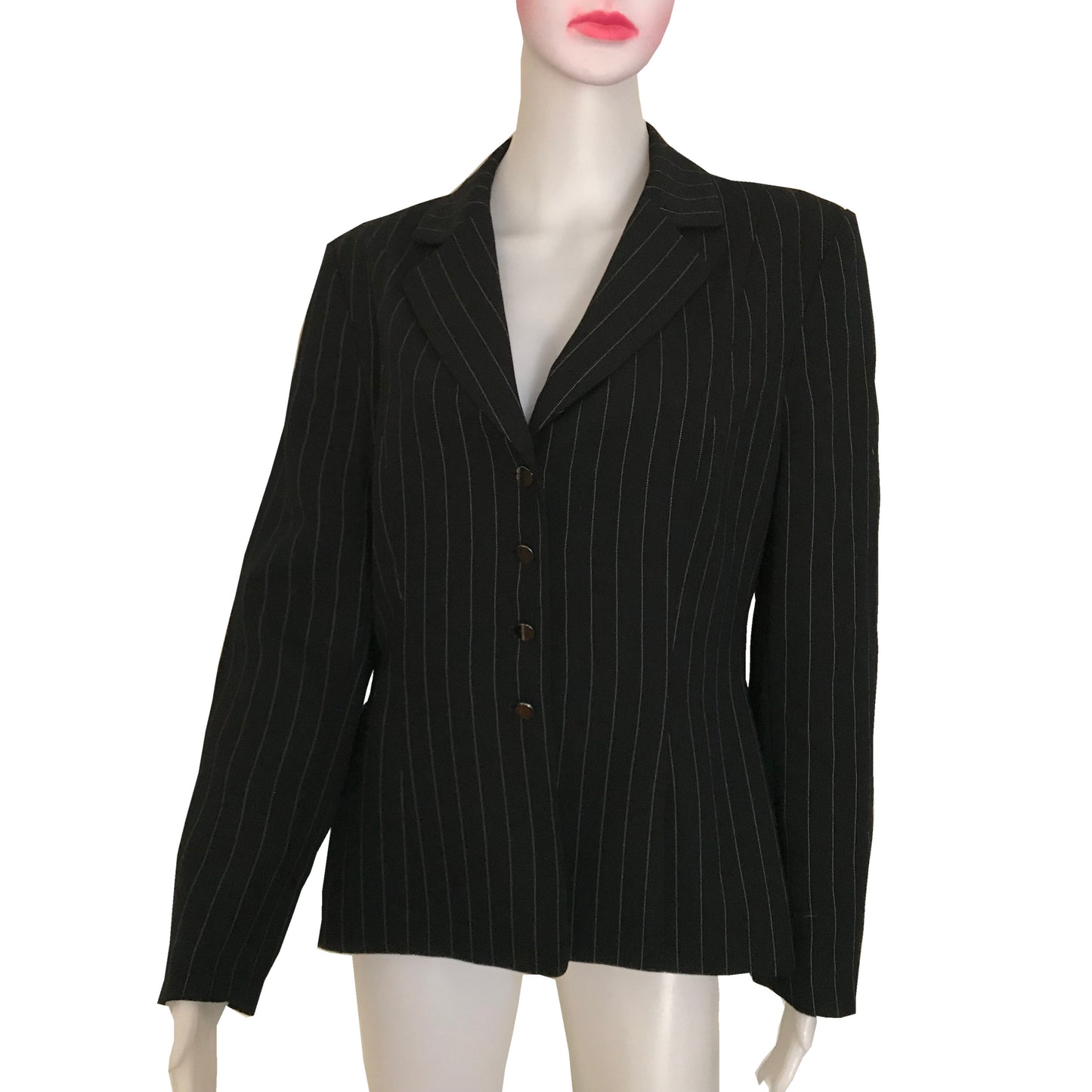 Vintage 1980s Giorgio Sant' Angelo Pinstriped Jacket