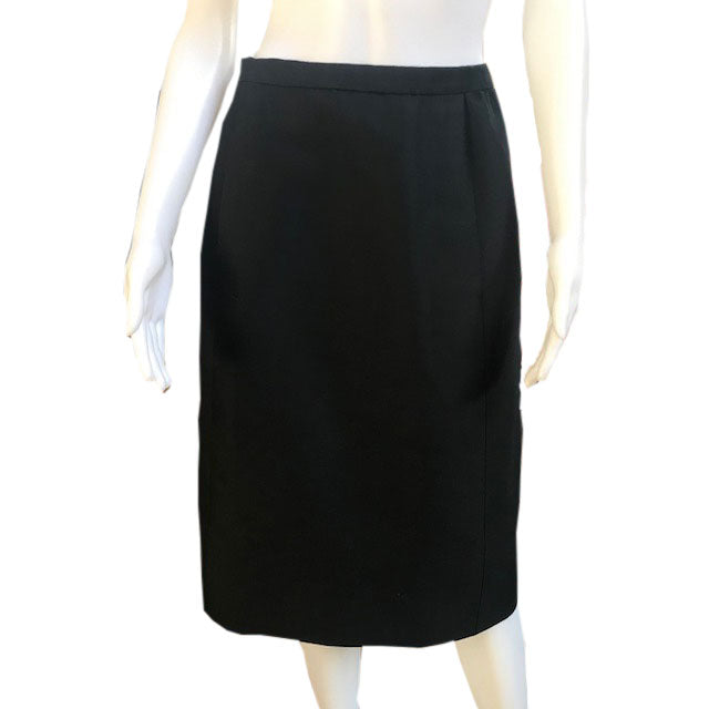 Vintage 1960s Seymour Fox Black Skirt Suit