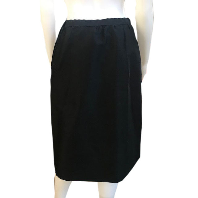 Vintage 1960s Seymour Fox Black Skirt Suit