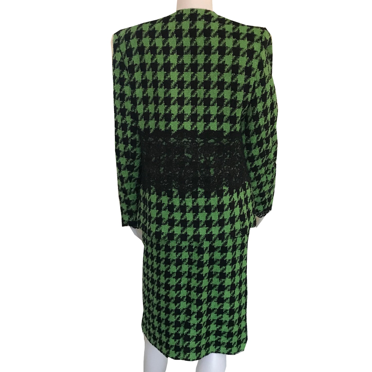 Vintage 1990s Victor Costa Houndstooth Suit
