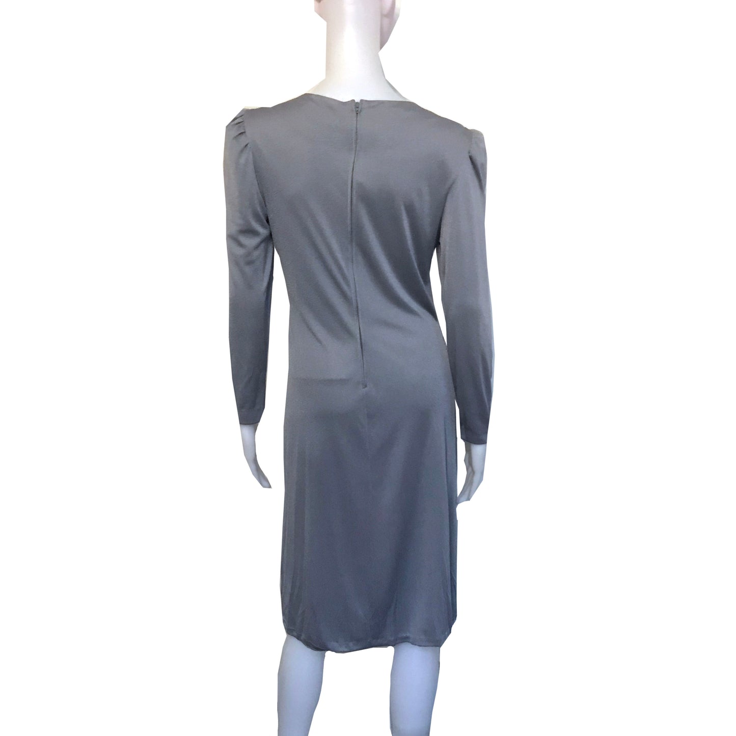 Vintage 1970s Silver Disco Dress