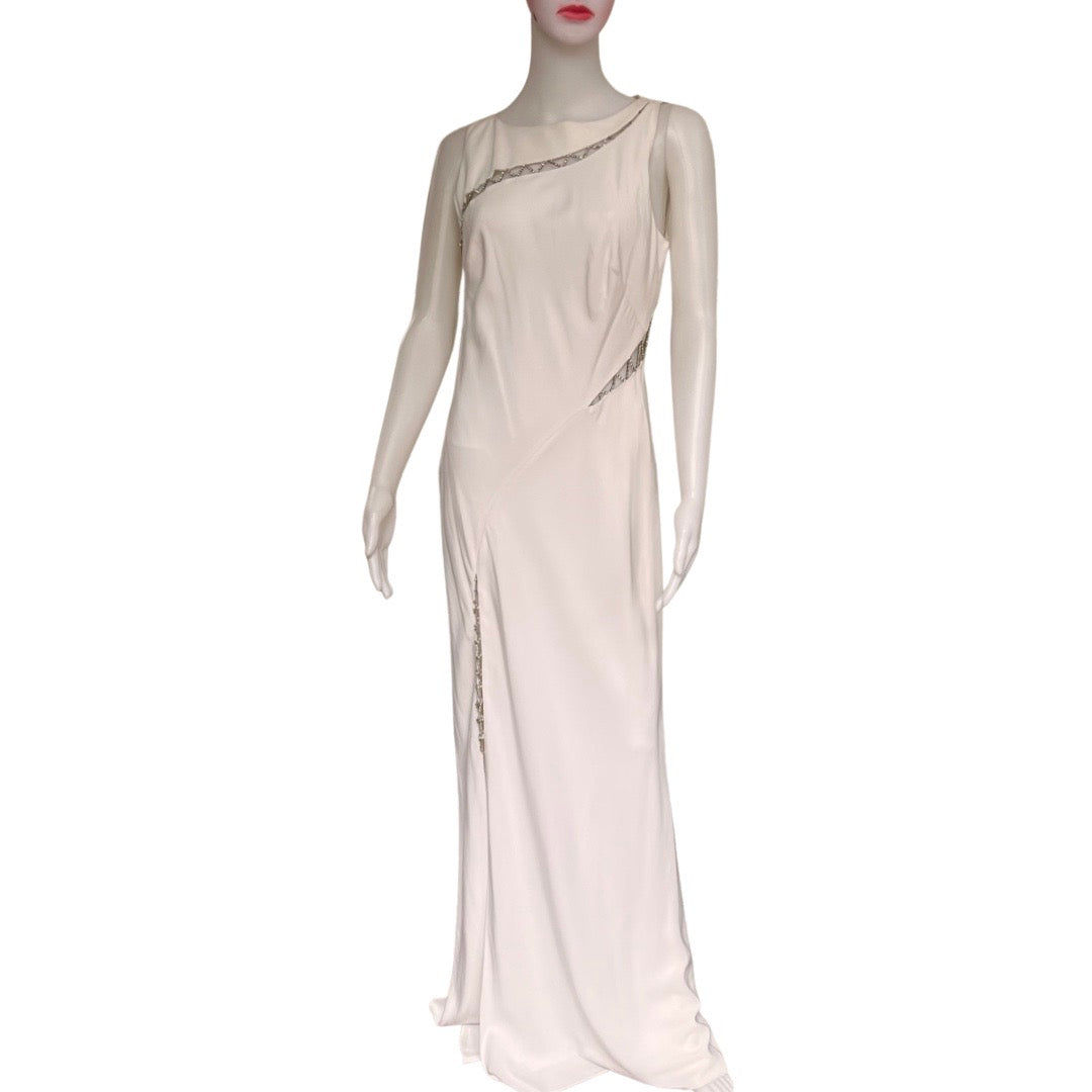 Vintage 1990s Lillie Rubin Formal White Gown - New With Tags!