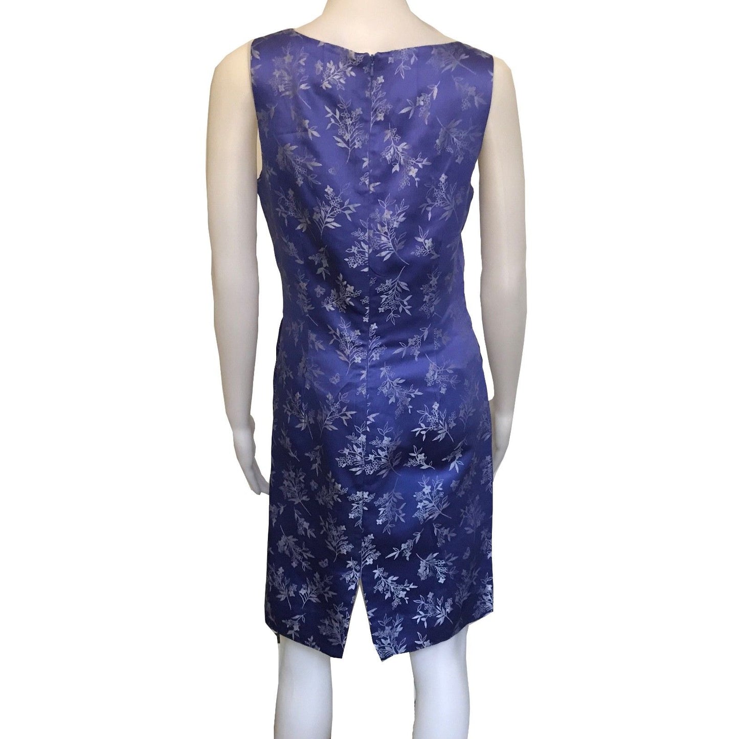 Vintage 1990s Lilly Pulitzer Satin Floral Dress