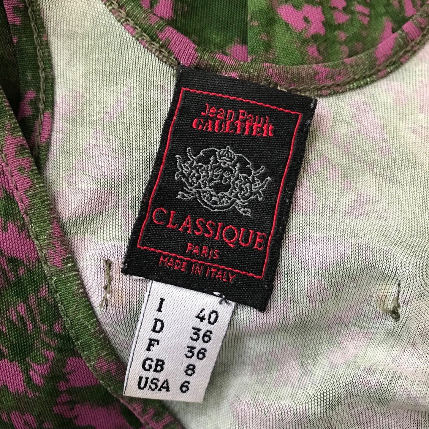 Vintage 1990s Jean Paul Gaultier Tank Top