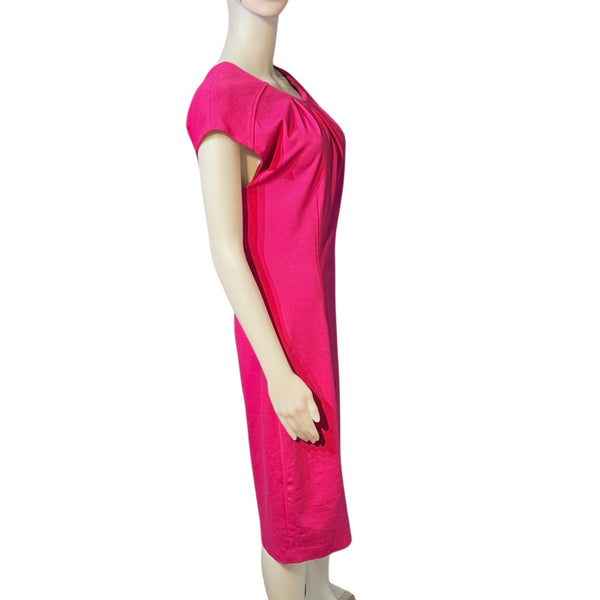 Escada Barbie Pink Cap Sleeve Dress