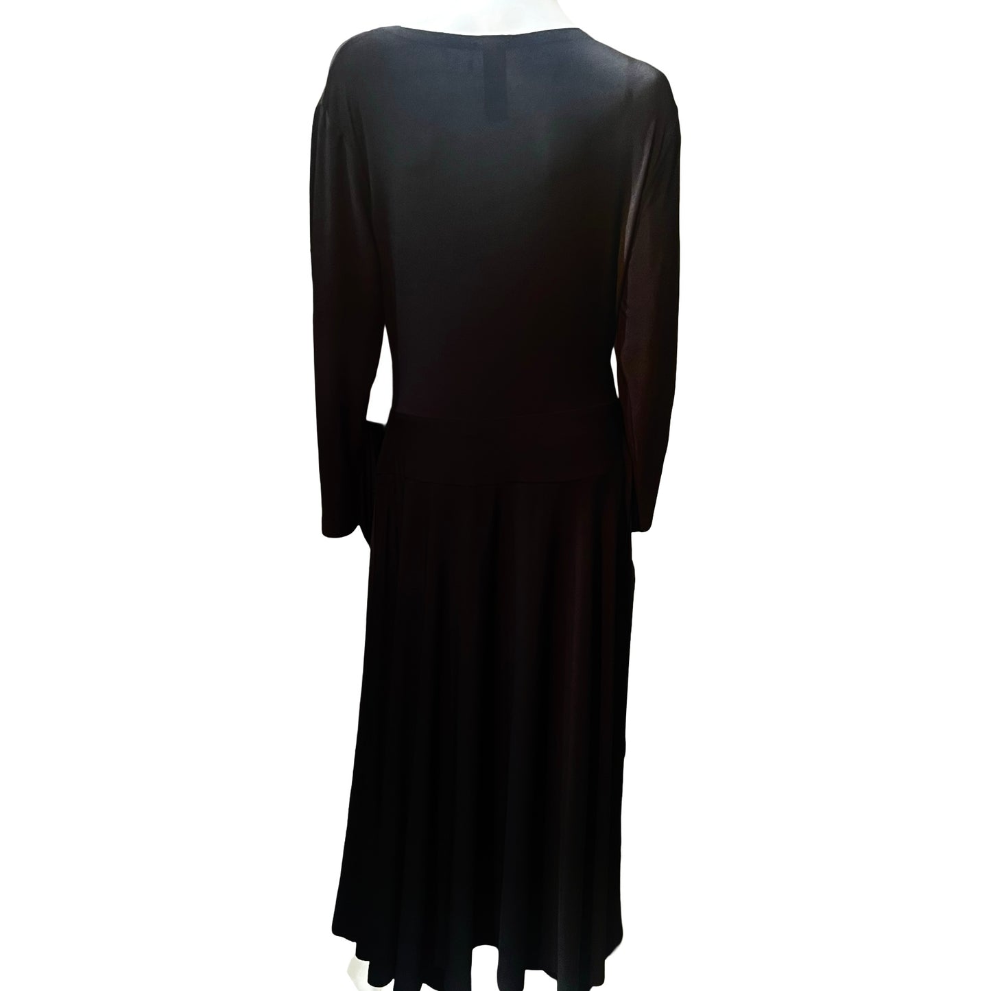2016 Norma Kamali Spring RTW Black Criss Cross Midi Dress