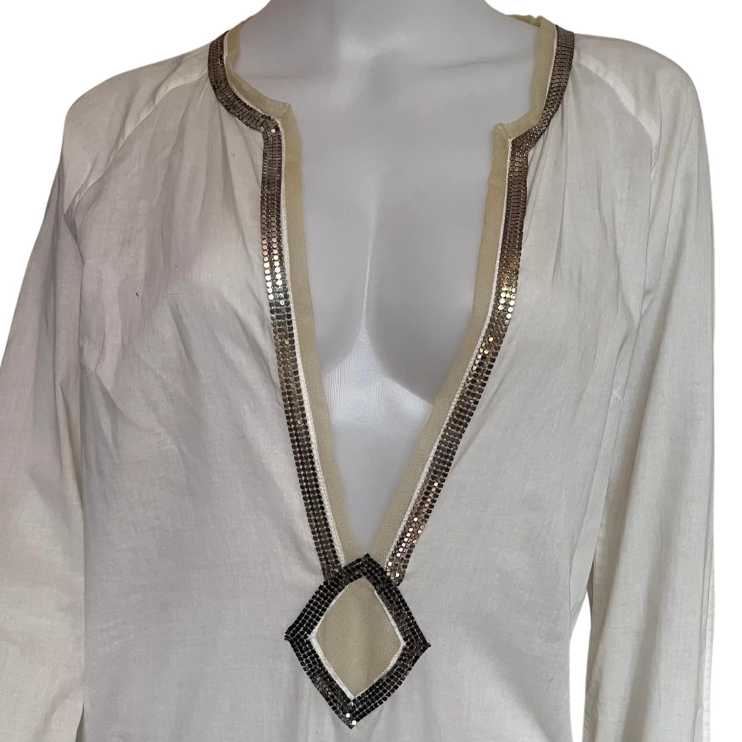 Paco Rabanne 2005 Runway Dress With Chainmail Trim