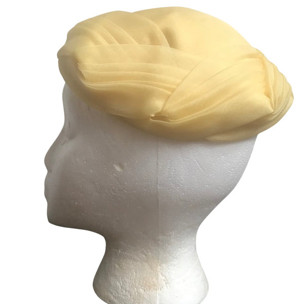 Vintage 1950s Cathay of California Yellow Hat