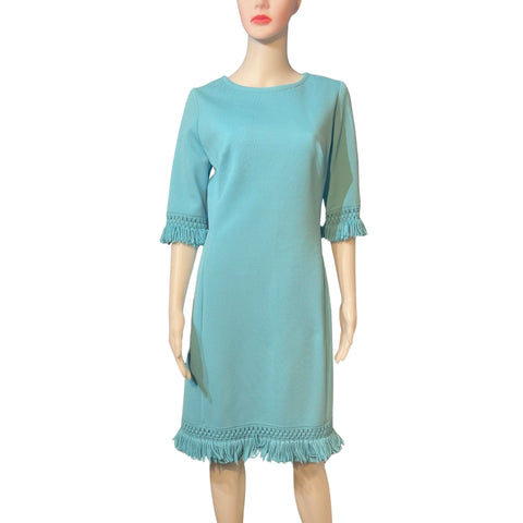 Vintage 1960s Edith Flagg Fringe Dress