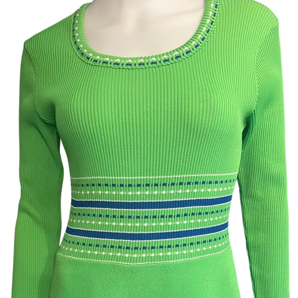 Vintage 1960s Knit Maxi Dress