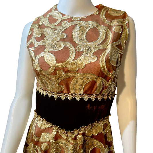 Vintage 1960s Floor-Length Formal Gown